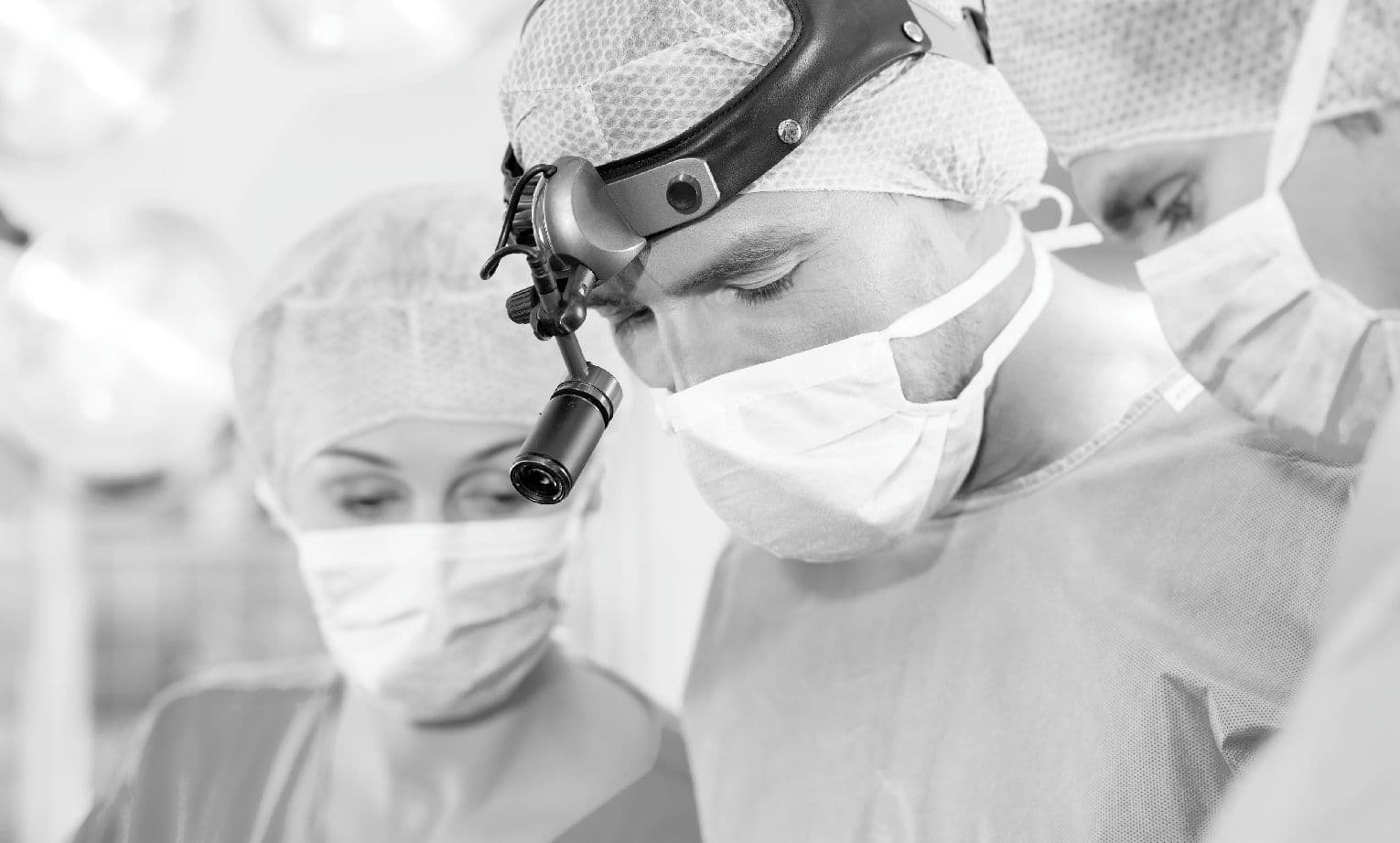 Surgical team in the operating theatre